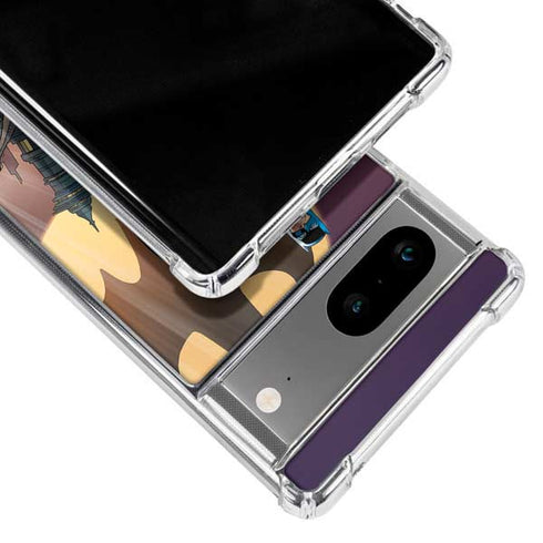 DC Comics Batman in the Sky Google Pixel 8a Clear Case